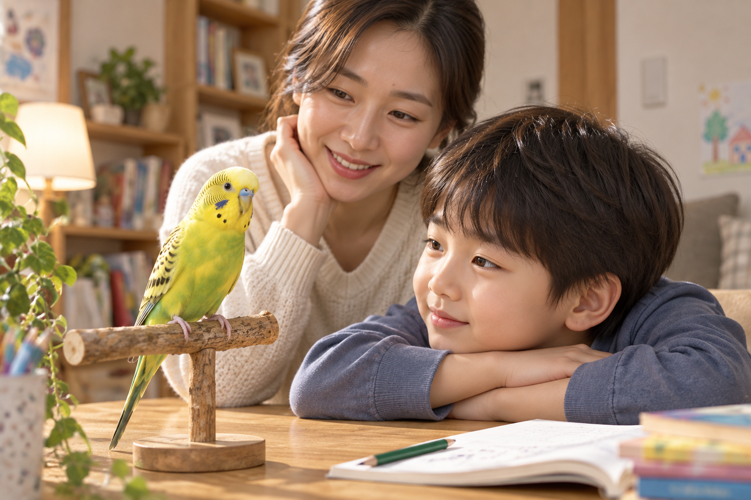 작은 목소리로 여름이를 부르던 가족