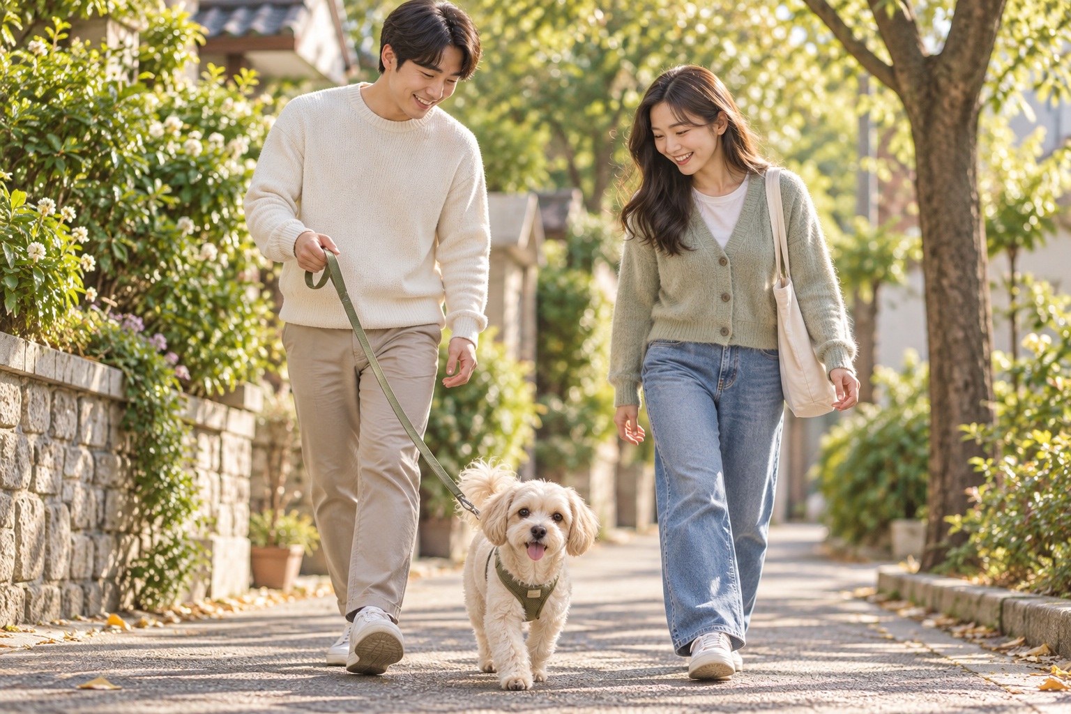 우리의 보폭을 맞추며 걷던 길