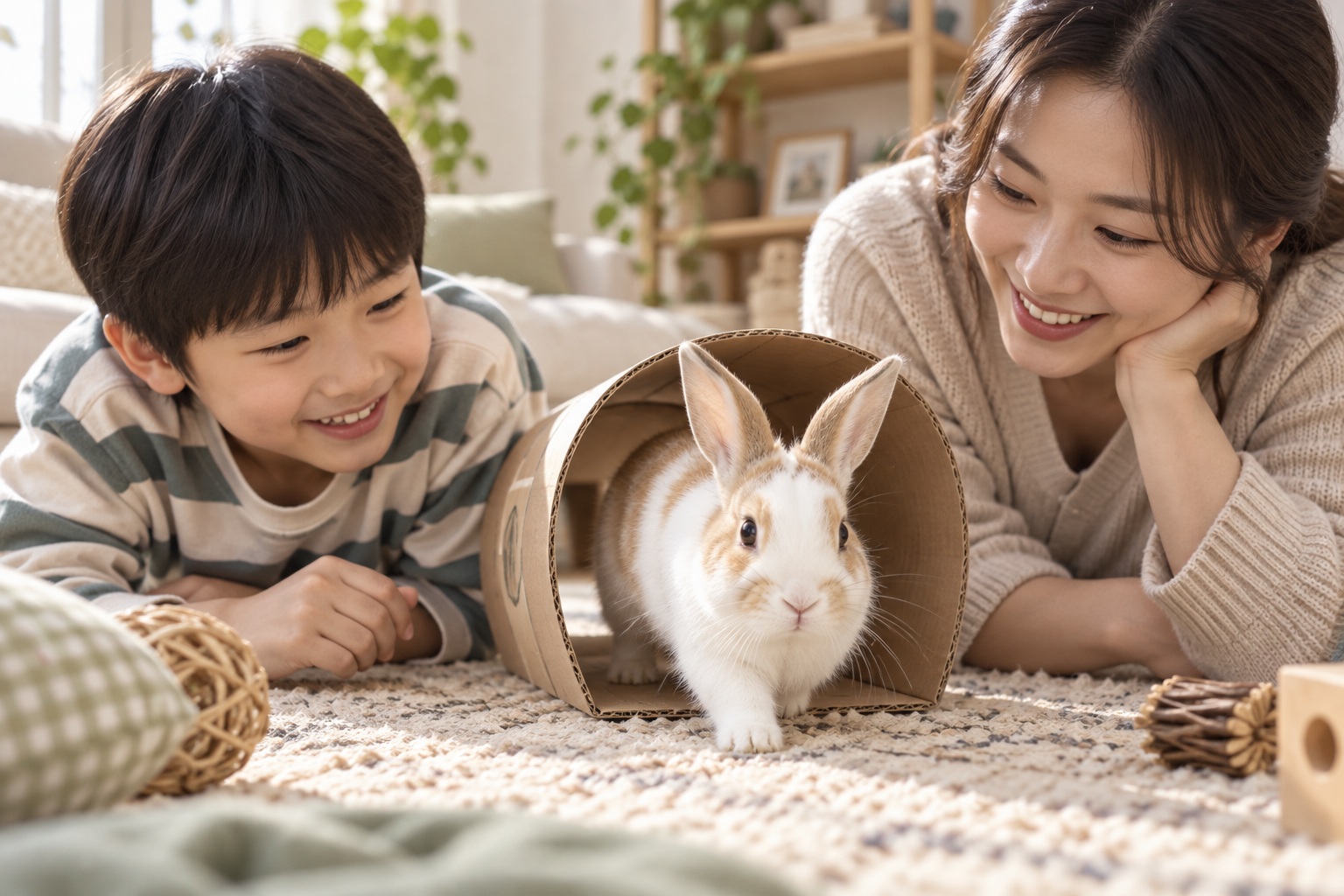 토리의 탐험을 함께 응원하던 가족